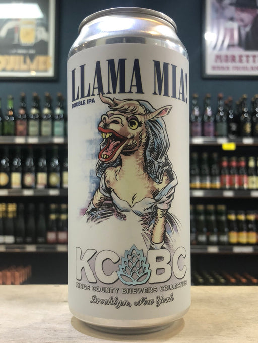 Kings County Brewers Collective Llama Mia! Double NEIPA 473ml Can