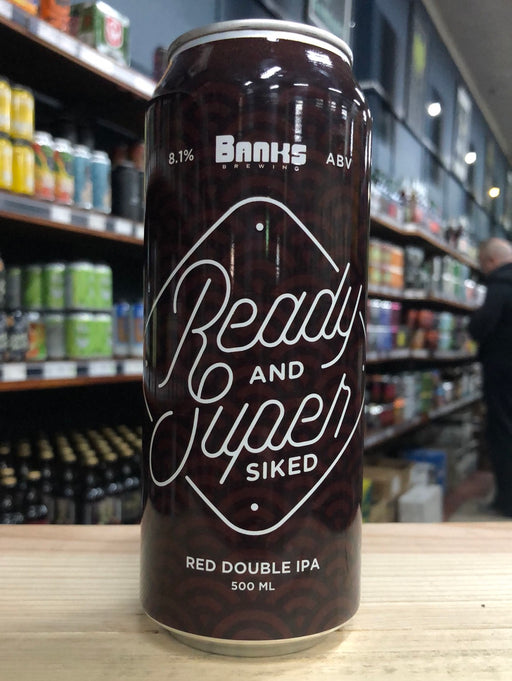 Banks Ready and Super Siked Red Double IPA 500ml Can
