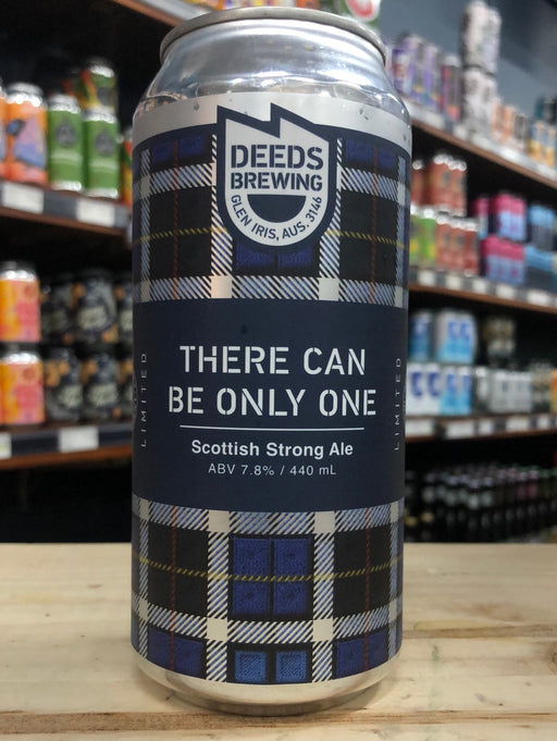 Deeds There Can Only Be One Scottish Strong Ale 440ml Can