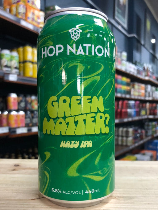 Hop Nation Green Matter Hazy IPA 440ml Can