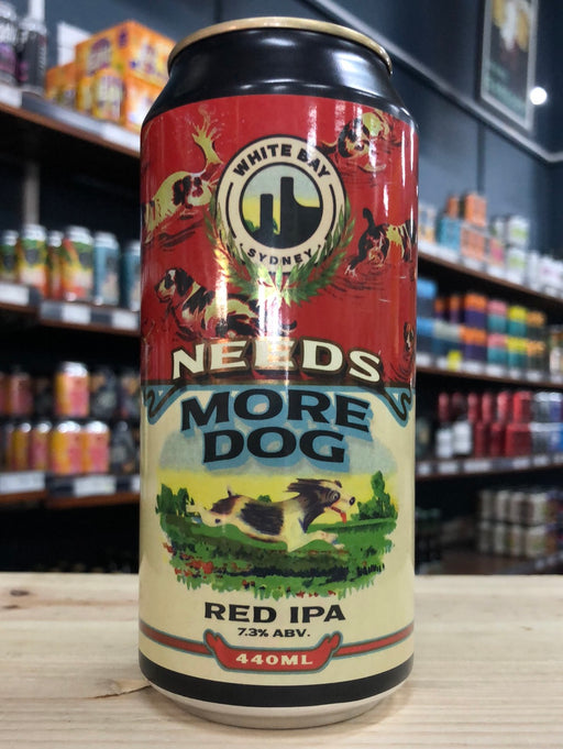 White Bay Needs More Dog Red IPA 440ml Can