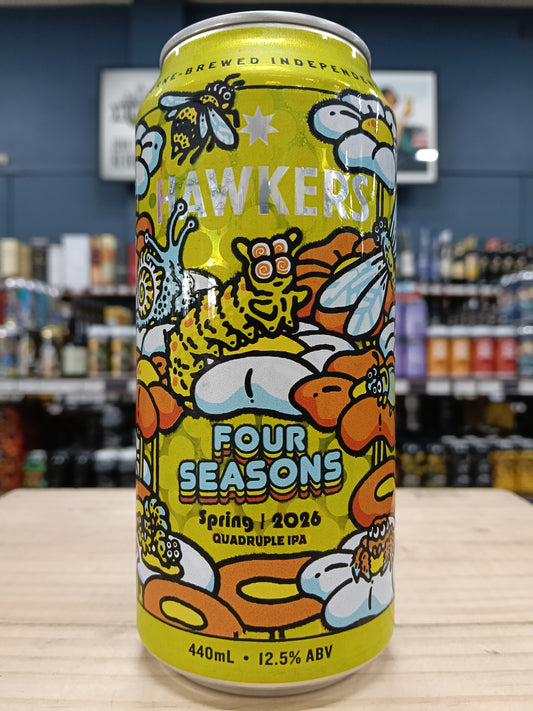 Hawkers Four Seasons Spring 2026 Quadruple IPA 440ml Can