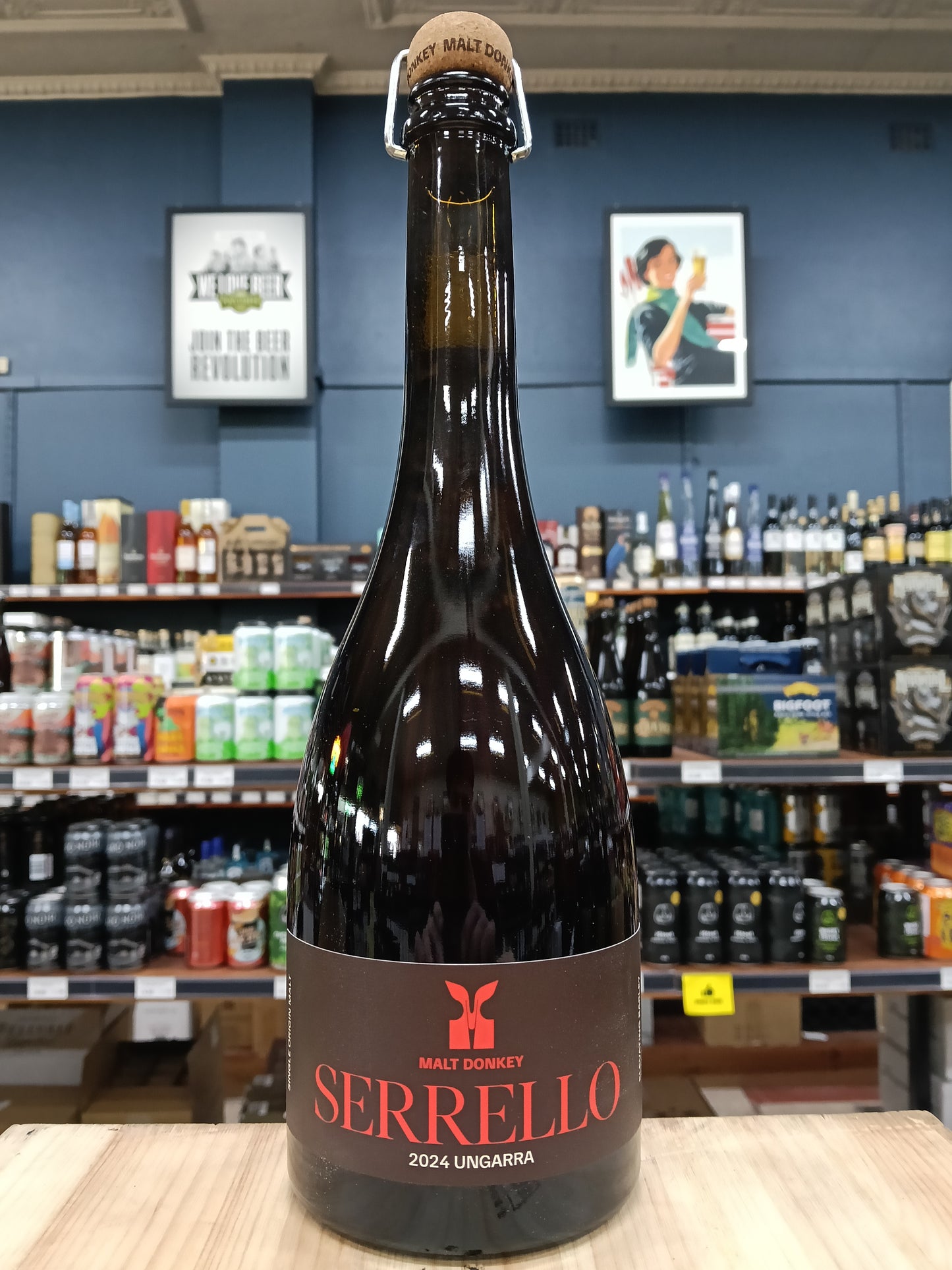 Malt Donkey Serrello, Ungarra 2024 Fine Ale 750ml Bottle