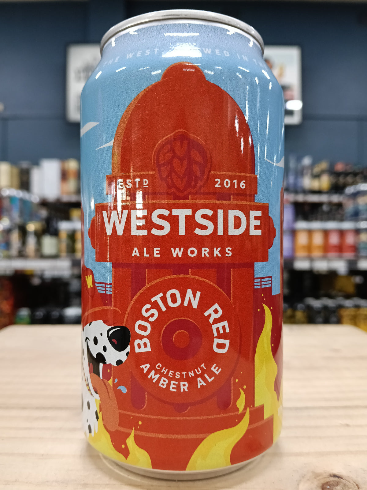 Westside Ale Works Boston Red Chestnut Amber 375ml Can