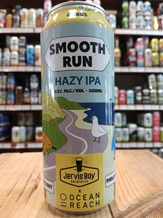 Ocean Reach x Jervis Bay Smooth Run Hazy IPA 500ml Can