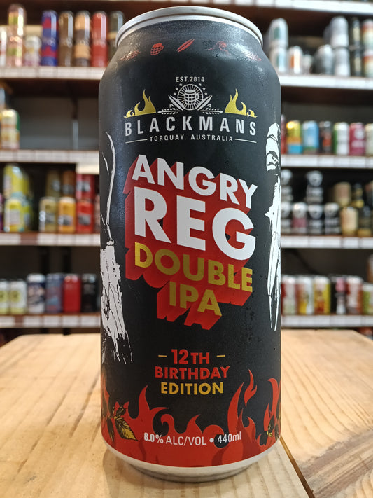 Blackman's Angry Reg Double IPA 12th Birthday Edition 440ml Can