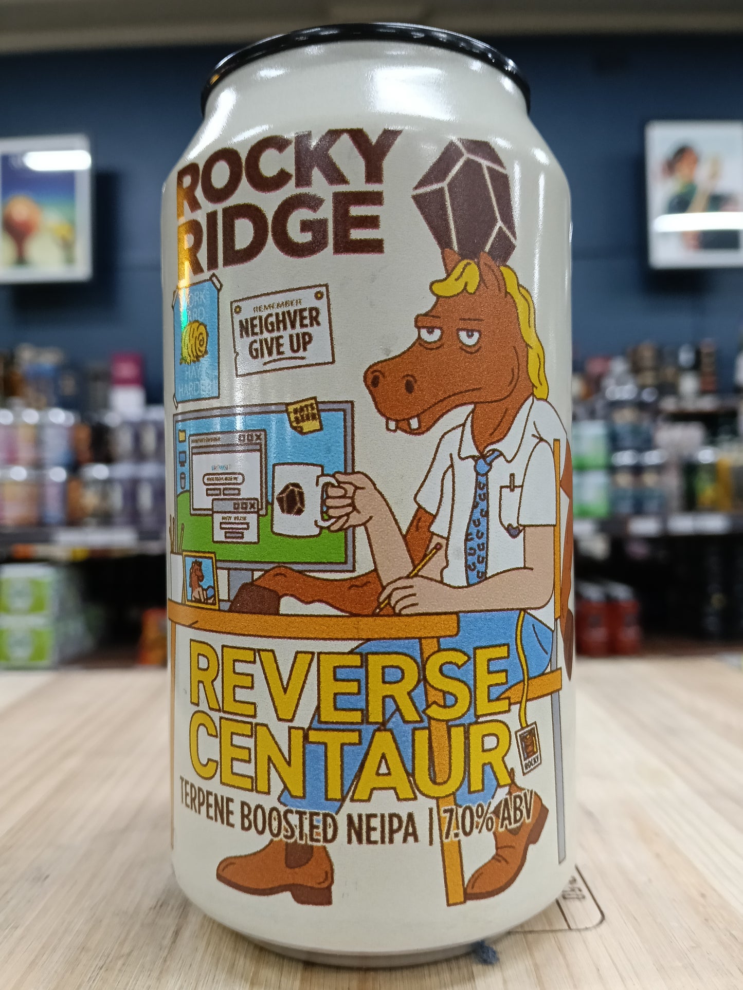 Rocky Ridge Reverse Centaur Terpene Boosted NEIPA 375ml Can