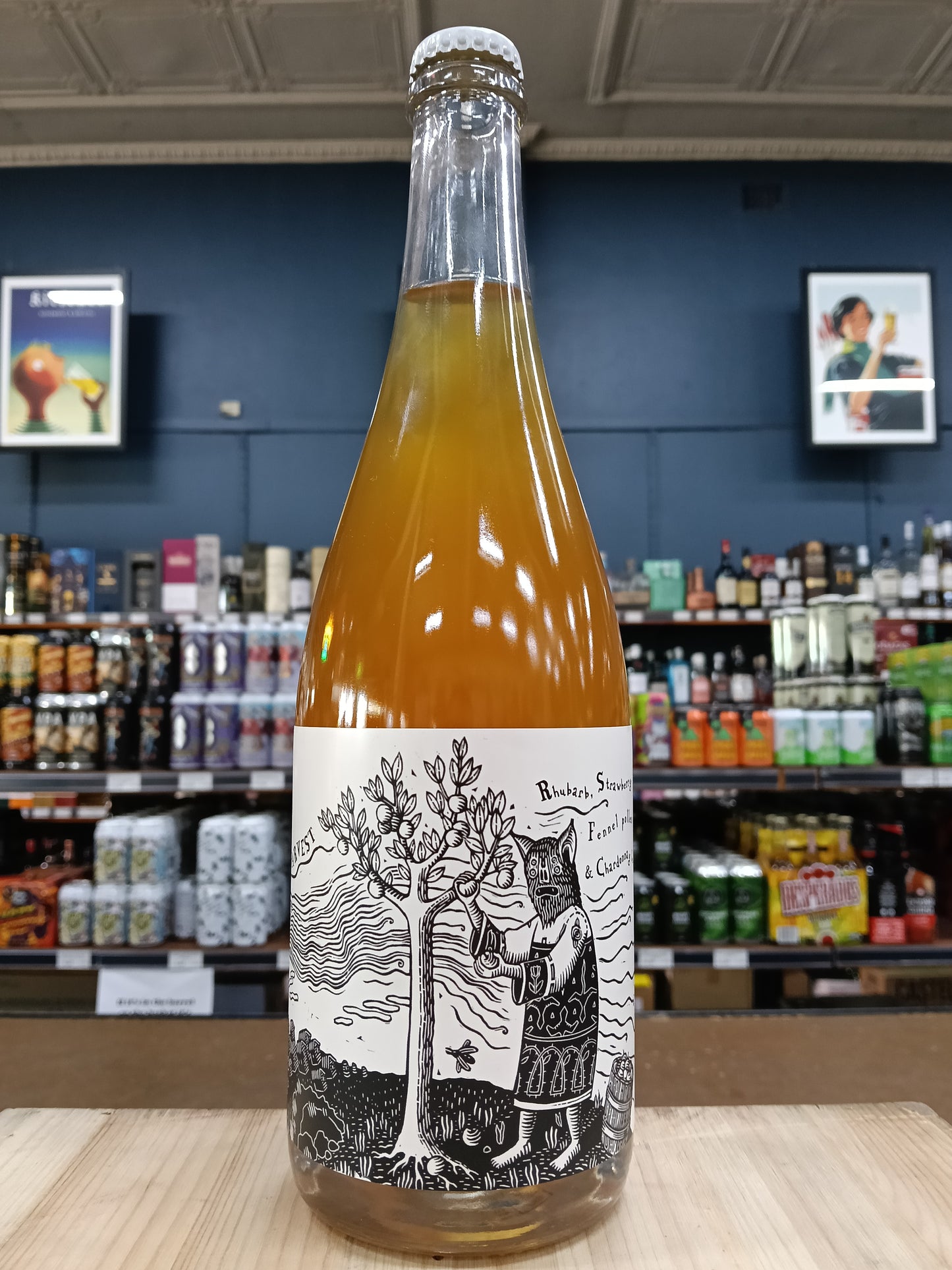 Sailors Grave The Harvest Rhubarb, Strawberry, Fennel Pollen & Chardonnay Lees Ale 750ml