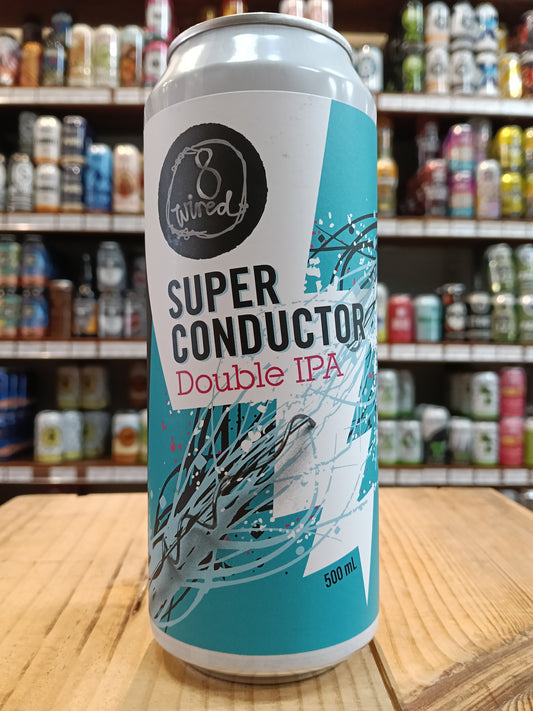 8 Wired Super Conductor Double IPA 500ml Can
