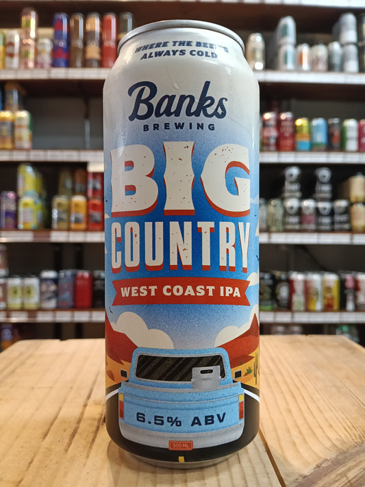 Banks Big Country West Coast IPA 500ml Can