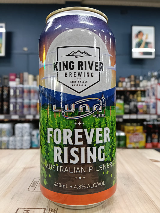 King River Forever Rising Australian Pilsner 440ml Can