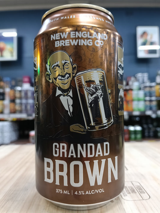 New England Brewing Co. Grandad Brown 375ml Can