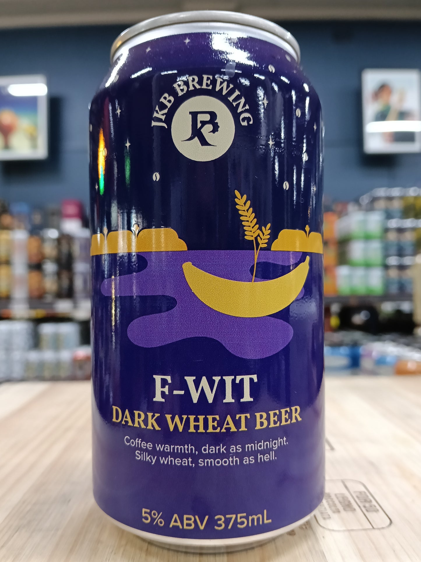 JKB F-Wit Dark Wheat Beer 375ml Can