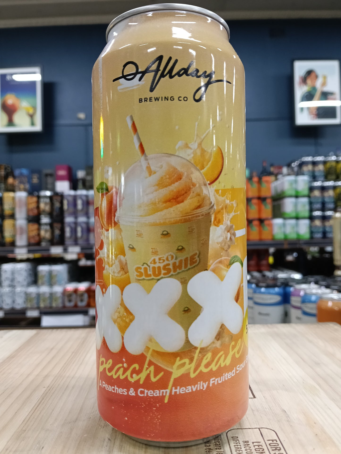 Allday Brewing Co Peach Please 500ml Can