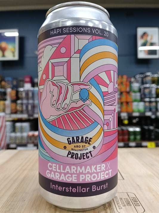 Garage Project x Cellarmaker Interstellar Burst IPA Hapi Sessions Vol. 20 440ml Can