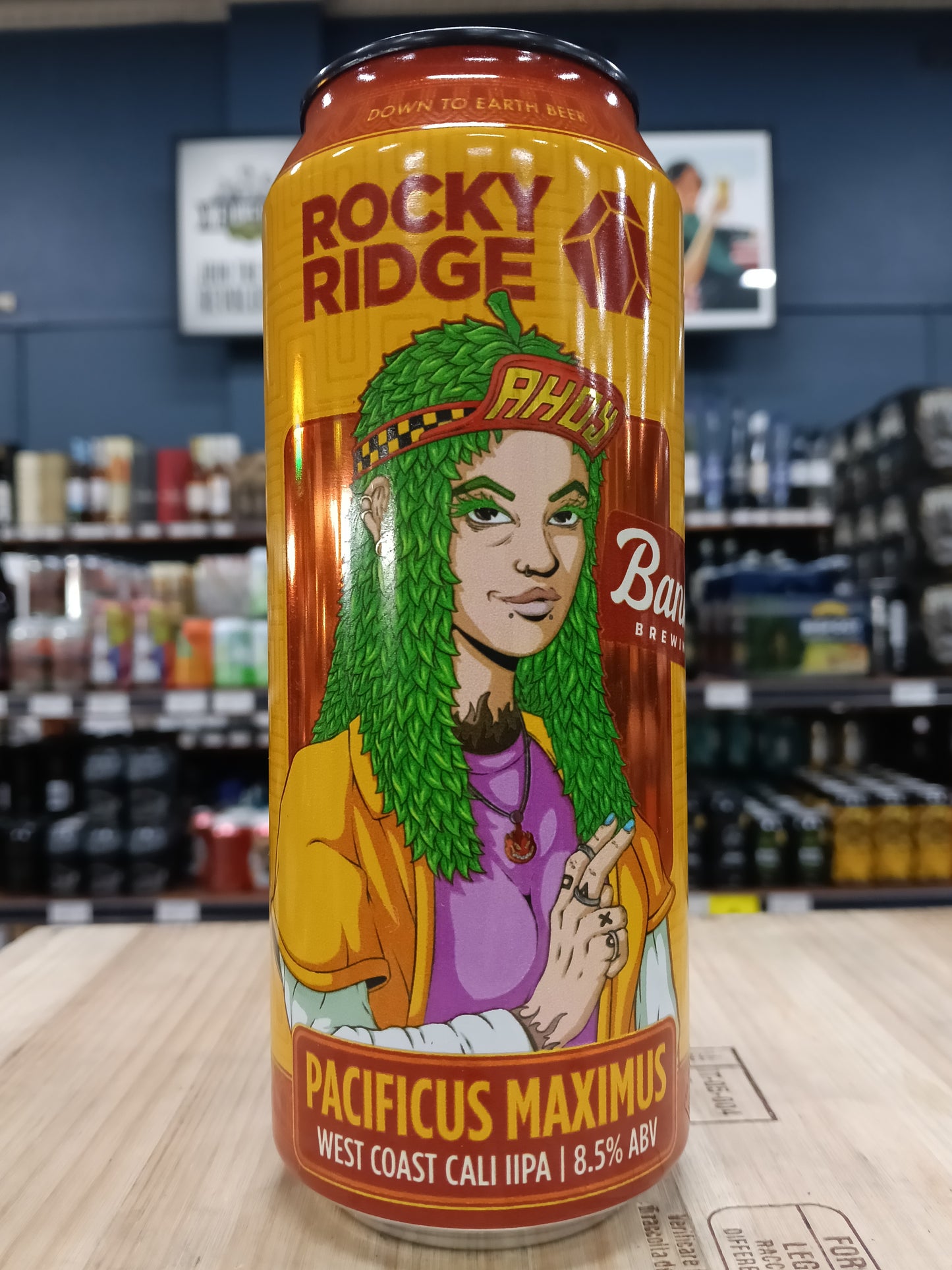 Rocky Ridge x Banks Pacificus Maximus West Coast Cali IIPA 500ml Can