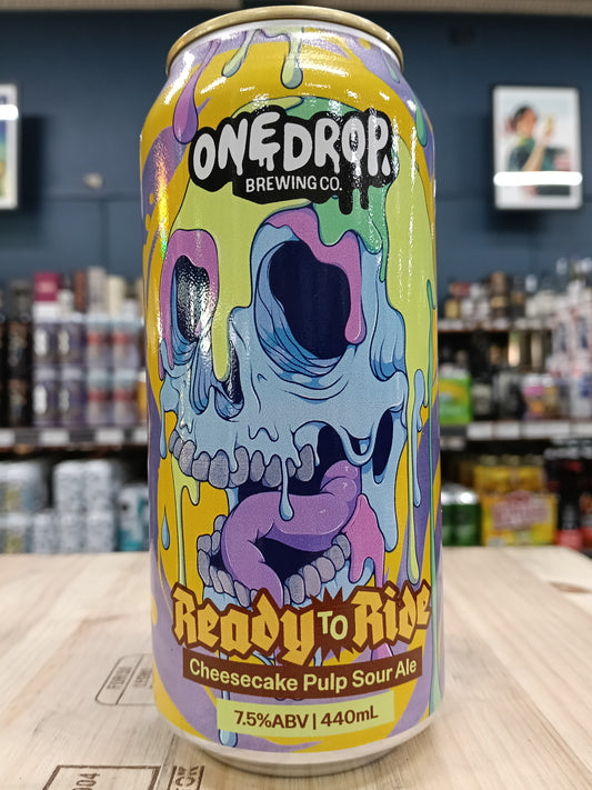 One Drop Ready To Ride Cheesecake Pulp Sour 440ml Can