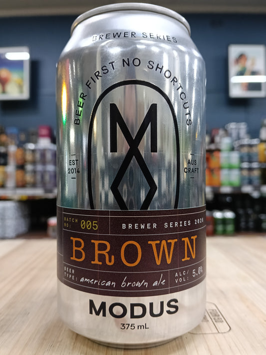Modus Brewer Series 5: Brown 375ml Can
