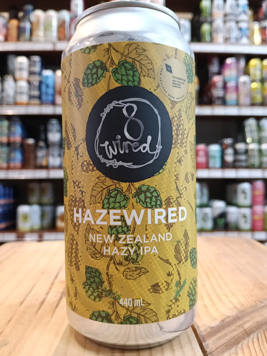 8 Wired Hazewired New Zealand Hazy IPA 440ml Can