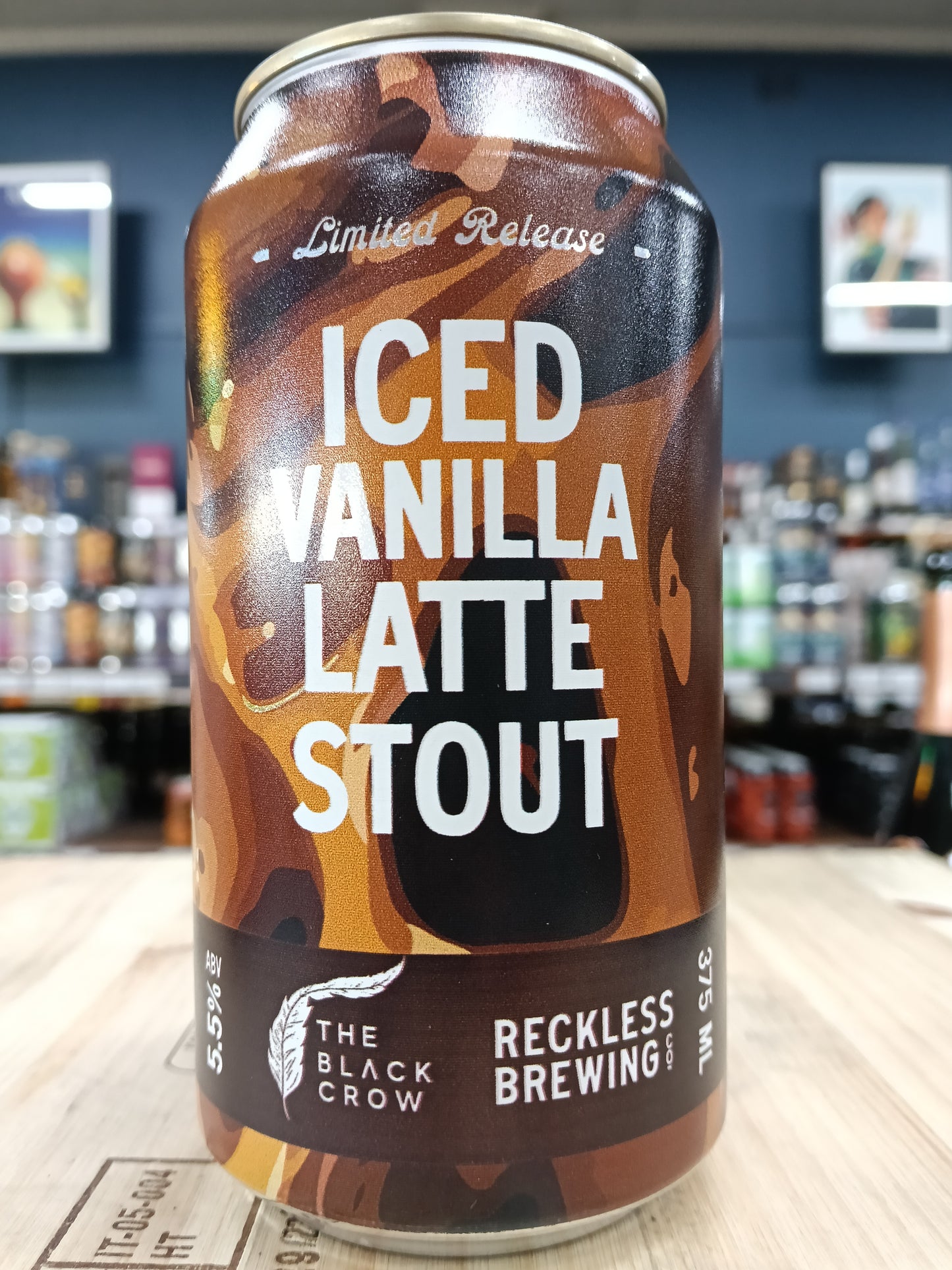 Reckless Iced Vanilla Latte Stout 375ml Can