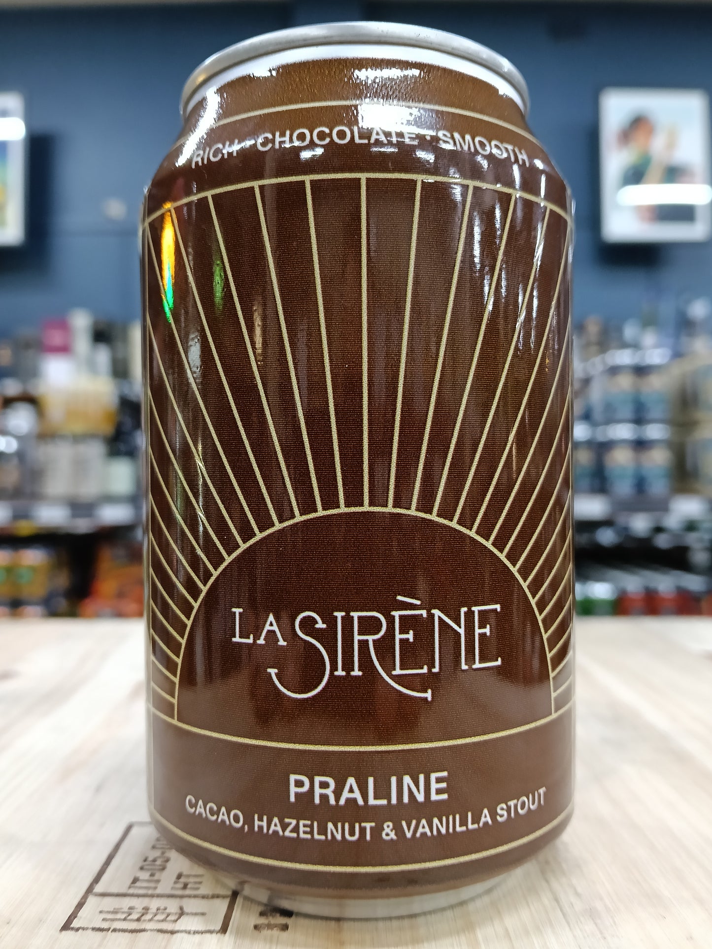 La Sirene Praline Cacao Hazelnut Vanilla Stout 330ml Can