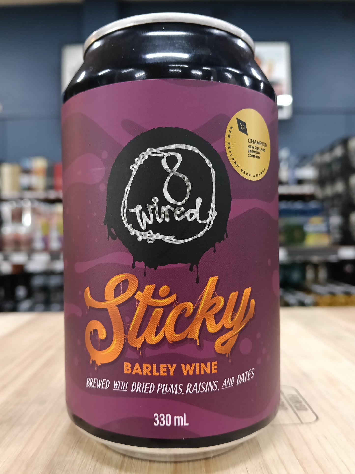 8 Wired Sticky Barley Wine 330ml Can