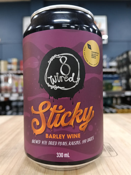 8 Wired Sticky Barley Wine 330ml Can