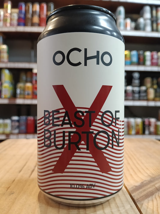 Ocho Beast Of Burton Barrel Aged Triple IPA 375ml Can