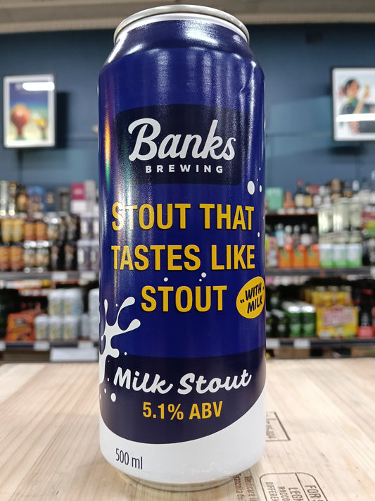 Banks Stout That Tastes Like Stout Milk Stout 500ml Can