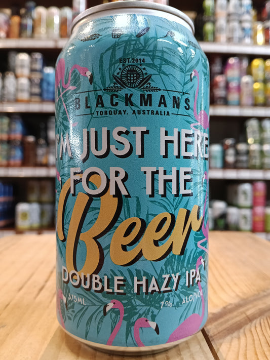 Blackman's I'm Just Here For The Beer Double Hazy IPA 375ml Can