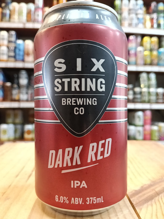 Six String Dark Red IPA 375ml Can