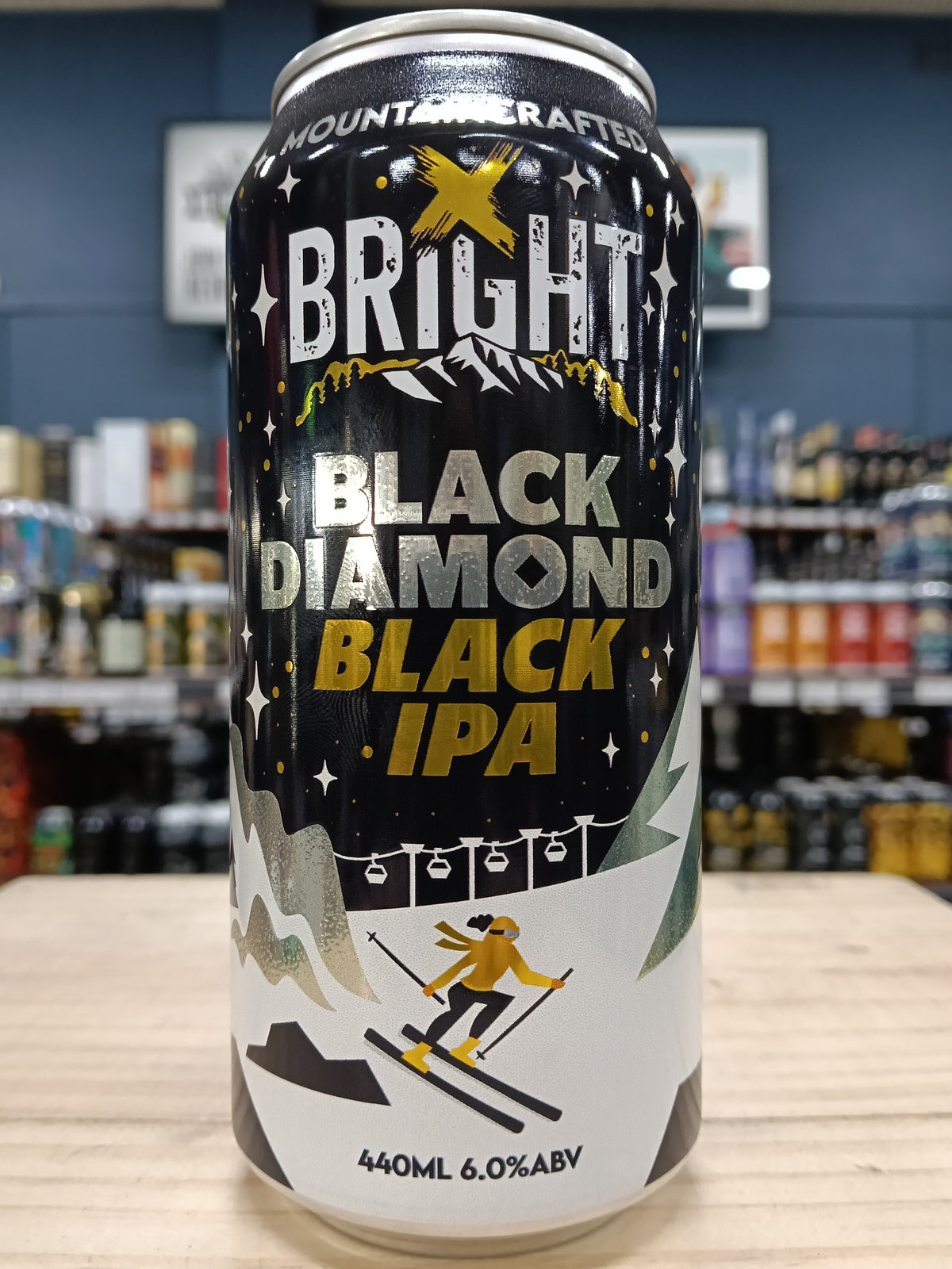 Bright Black Diamond Black IPA 440ml Can