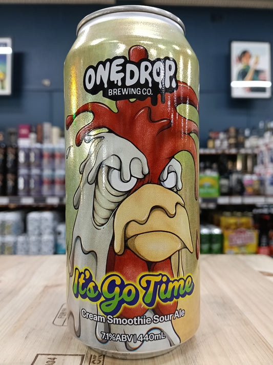 One Drop It's Go Time Cream Smoothie Sour 440ml Can