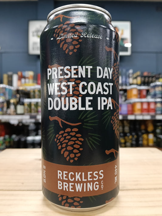 Reckless Present Day West Coast Double IPA 440ml Can