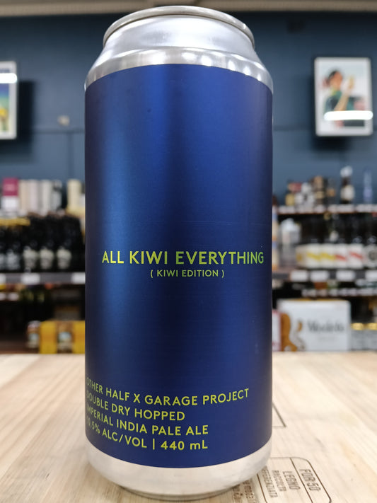 Garage Project All Kiwi Everything Double Dry Hopped Imperial IPA 440ml Can