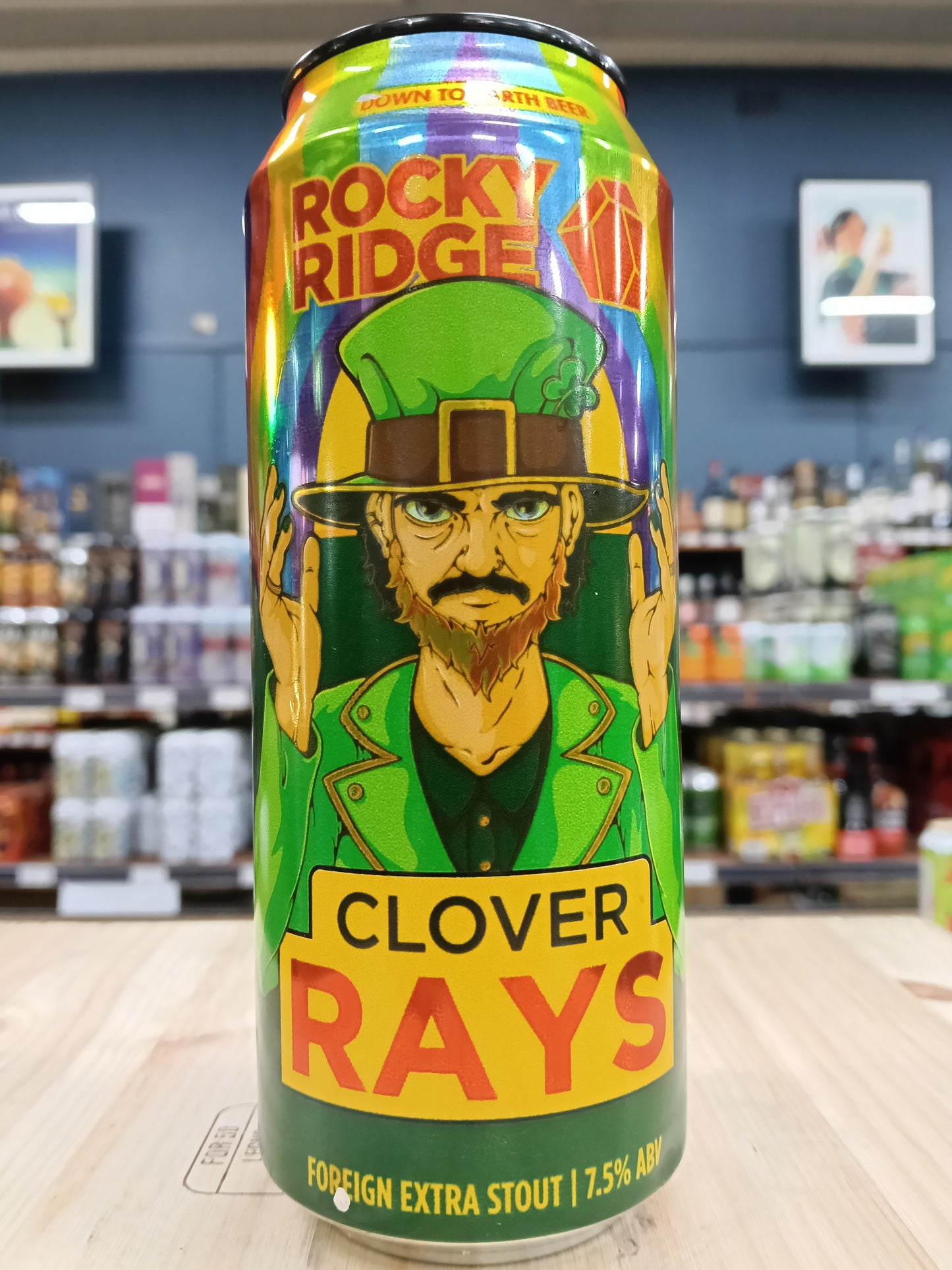 Rocky Ridge Clover Rays Foreign Extra Stout 500ml Can