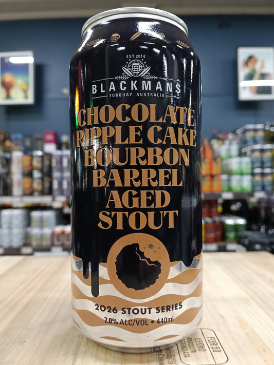 Blackman's Chocolate Ripple Cake Bourbon Barrel Aged Stout 440ml Can