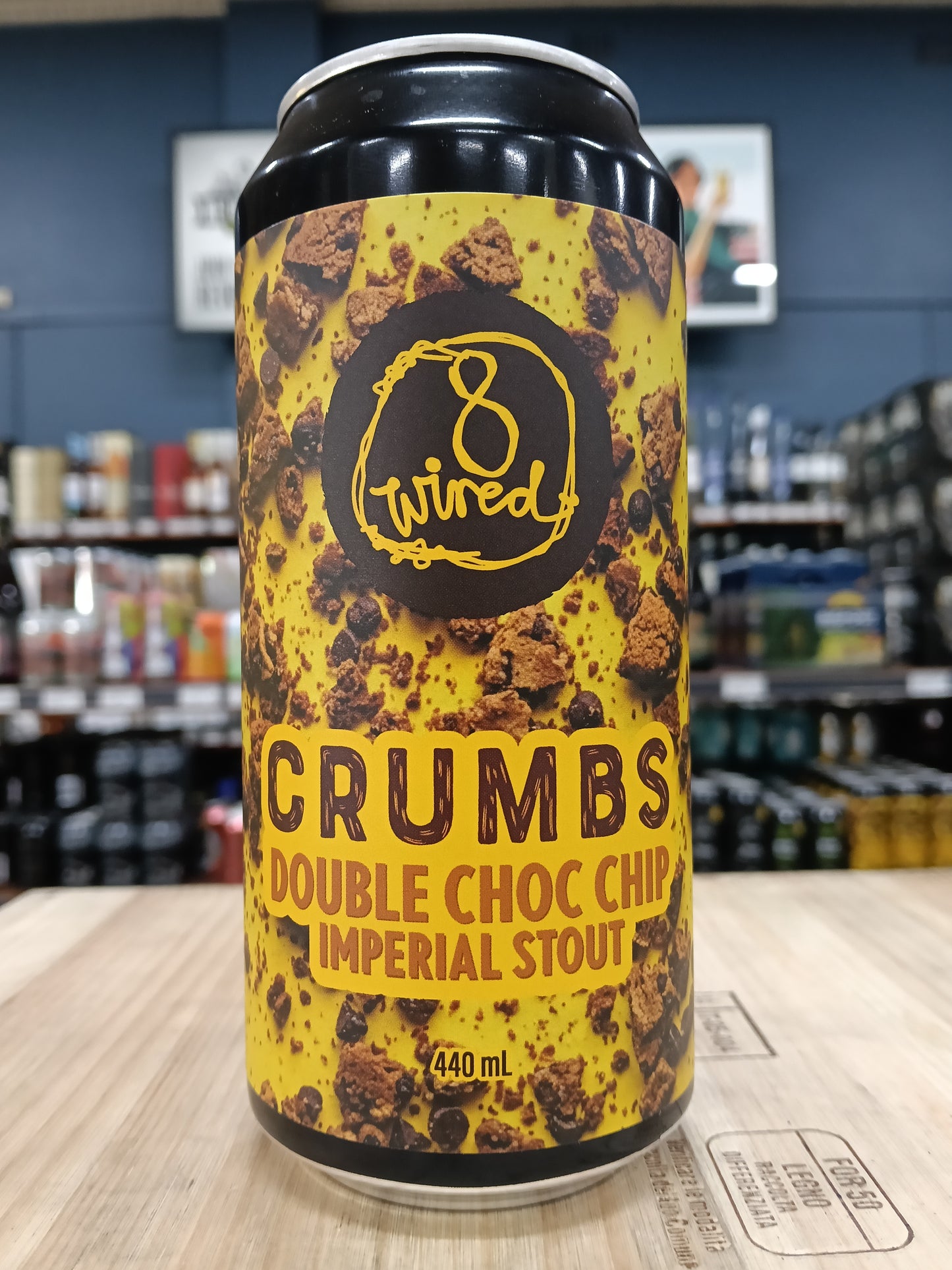 8 Wired Crumbs Double Choc Chip Imperial Stout 440ml Can