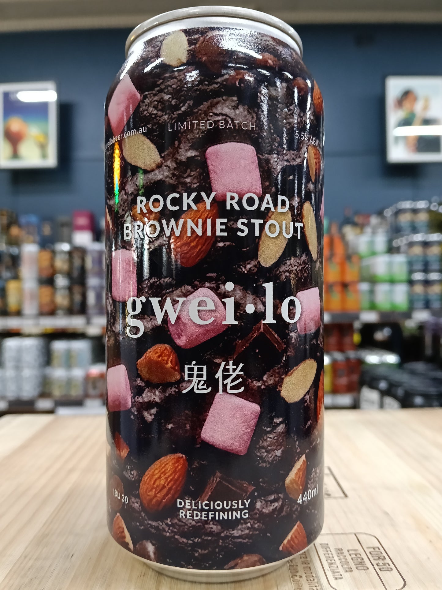 Gweilo Rocky Road Brownie Stout 440ml Can