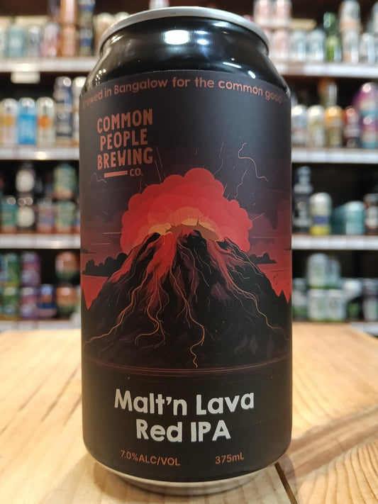 Common People Maltn Lava Red IPA 375ml Can