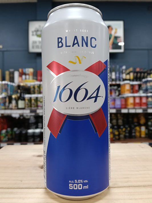 Kronenbourg 1664 Blanc Wheat Beer 500ml Can
