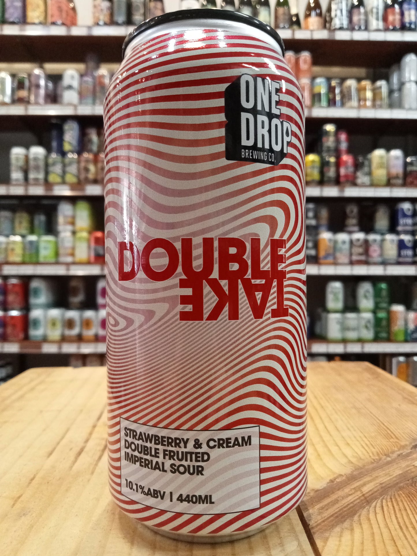 One Drop Strawberries & Cream Double Take Sour 440ml Can