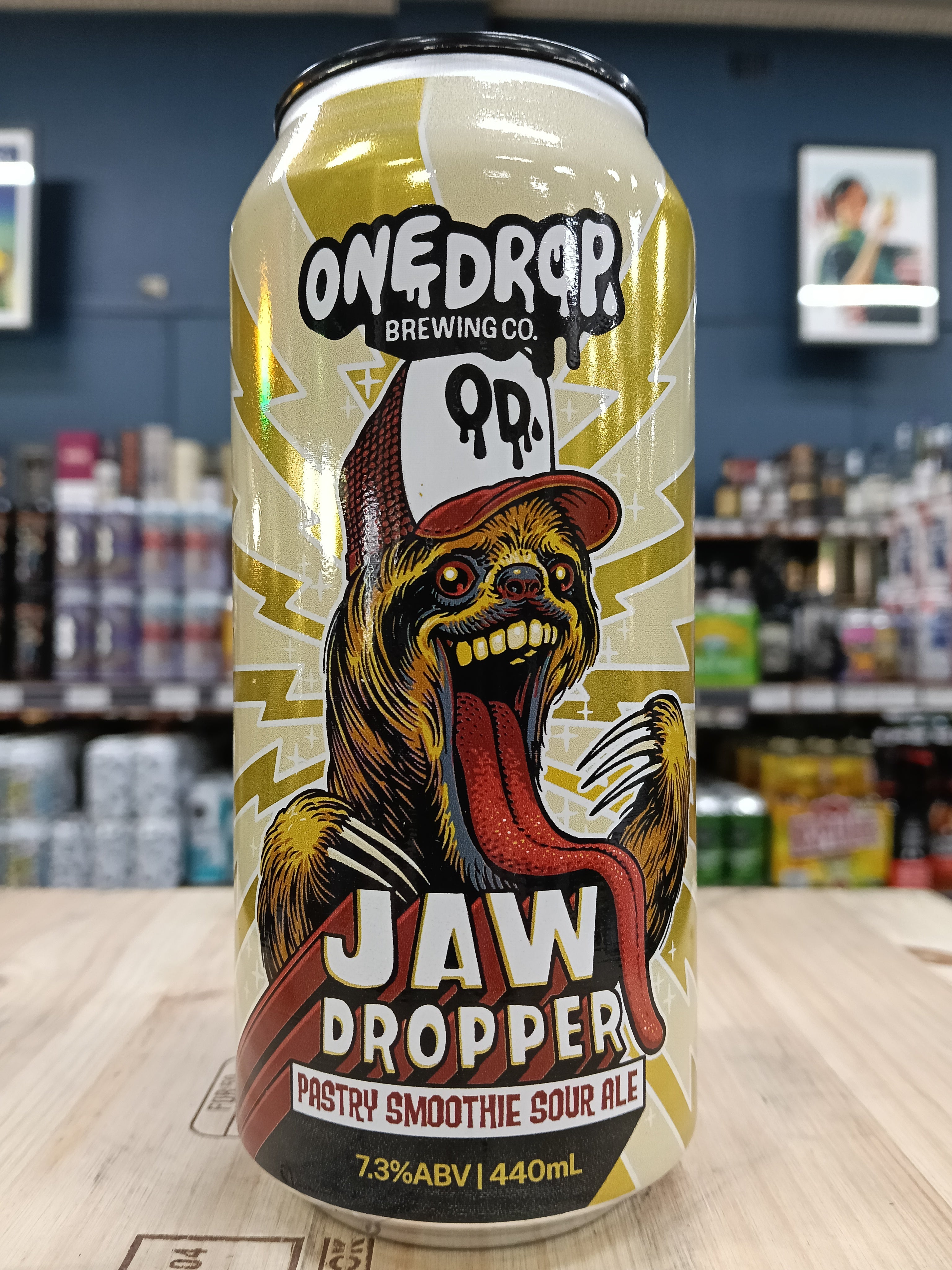One Drop Jaw Dropper Pastry Smoothie Sour 440ml Can – Purvis Beer