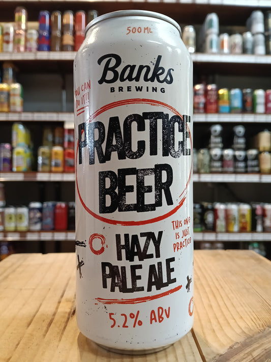 Banks Practice Beer Hazy Pale Ale 500ml Can