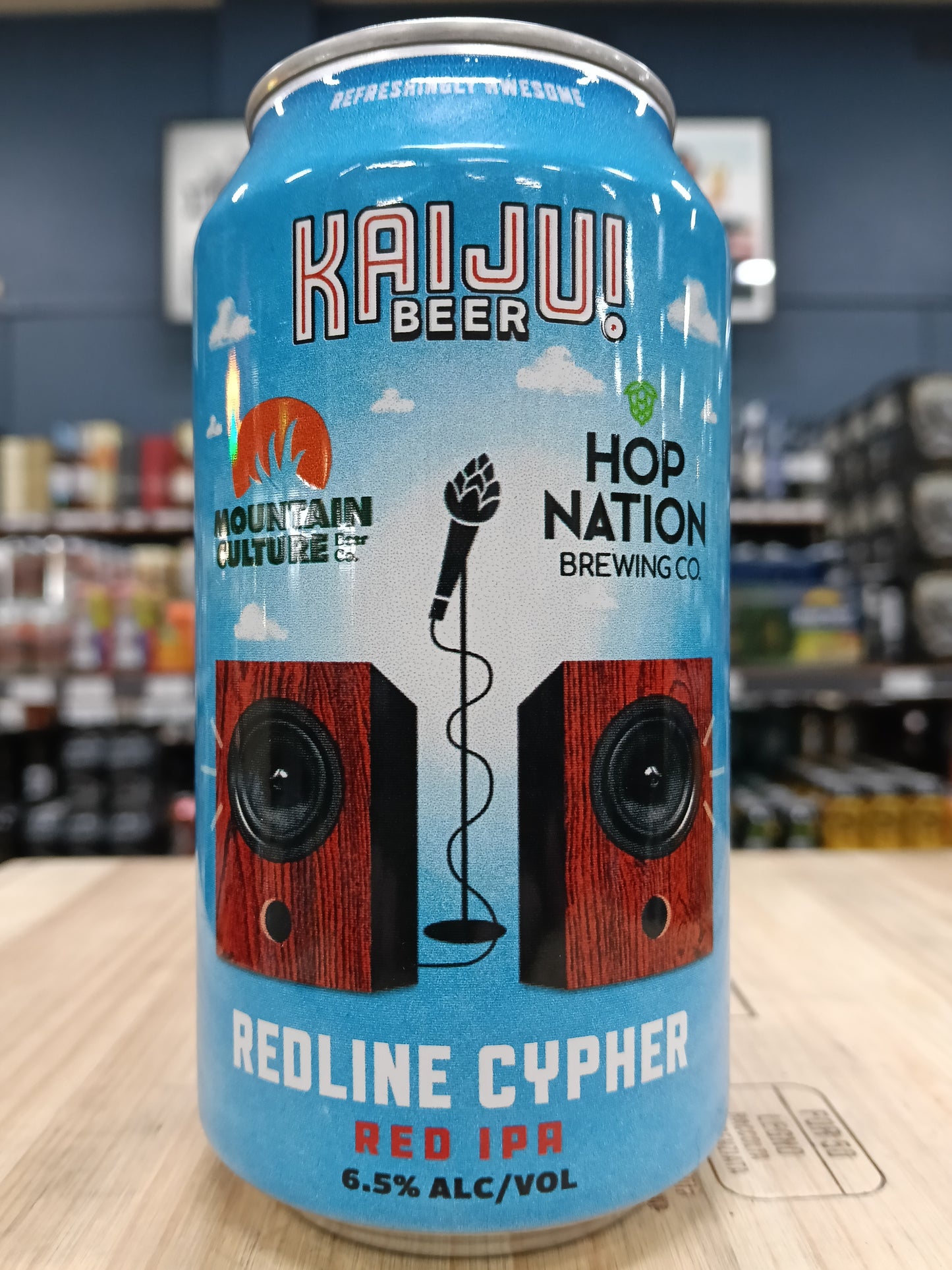 Kaiju x Mountain Culture Redline Cypher Red IPA 375ml Can