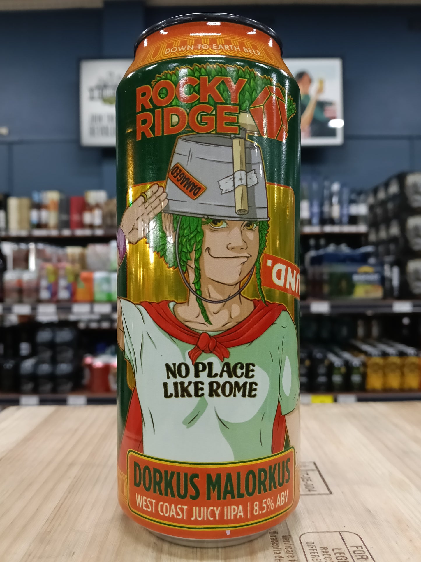 Rocky Ridge x Found Dorkus Malorkus West Coast Juicy IIPA 500ml Can