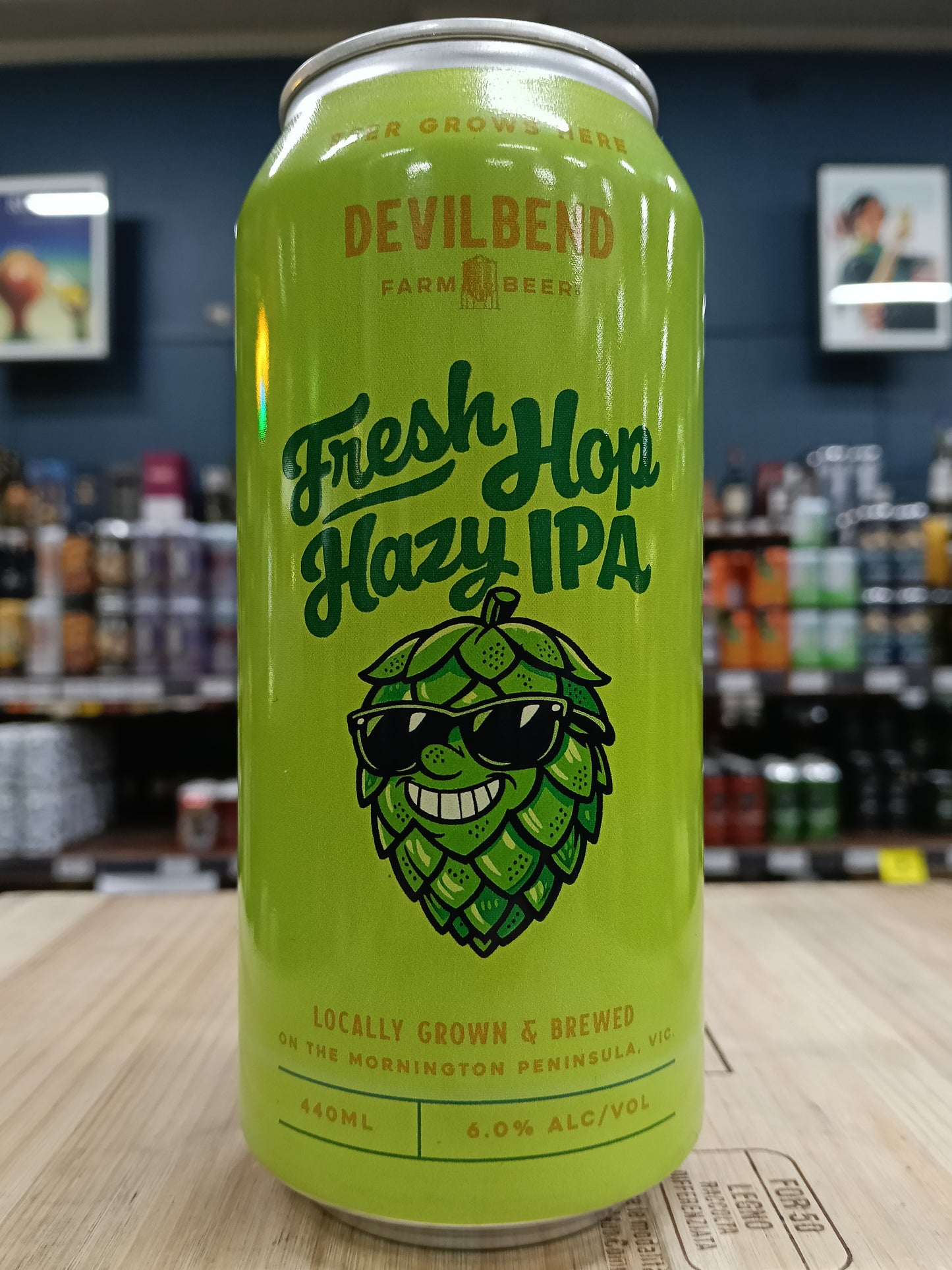Devilbend Fresh Hop Hazy IPA 440ml Can