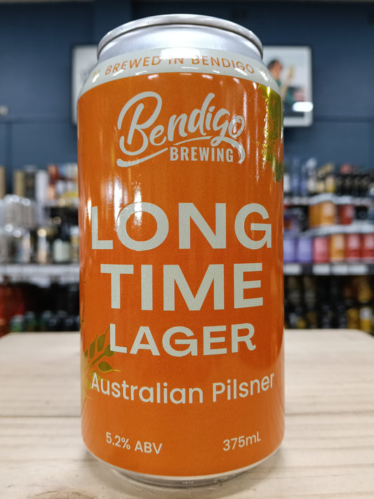 Bendigo Brewing Long Time Lager 375ml Can