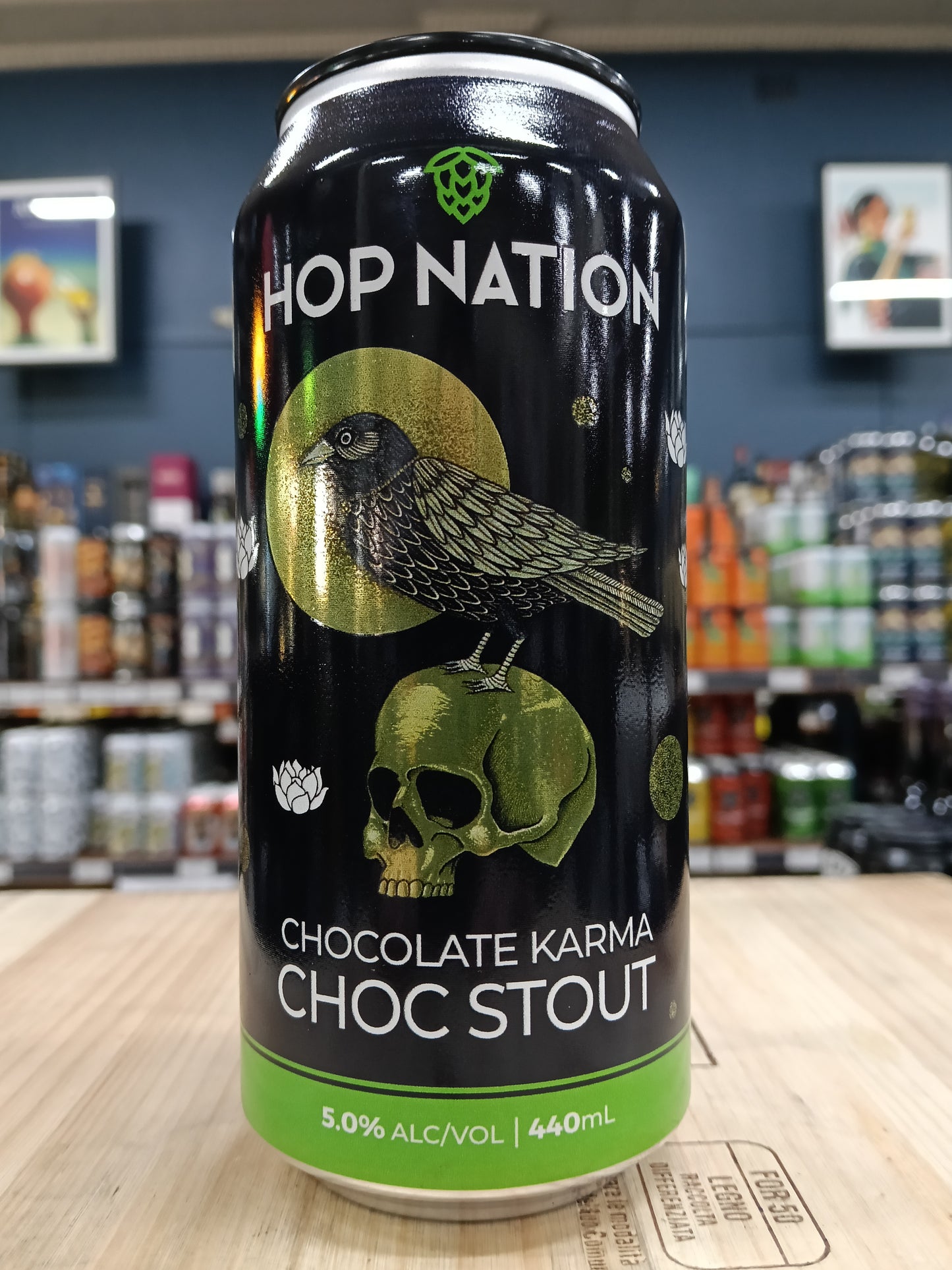 Hop Nation Chocolate Karma Stout 440ml Can