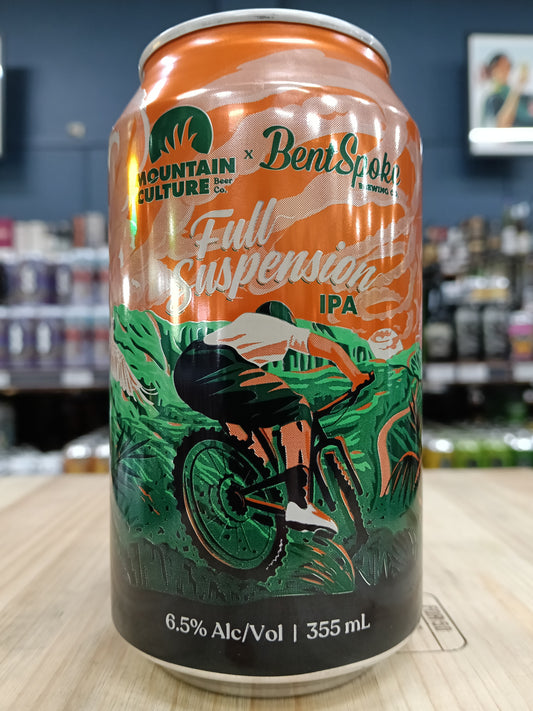 Mountain Culture X Bentspoke Full Suspension IPA 375ml Can